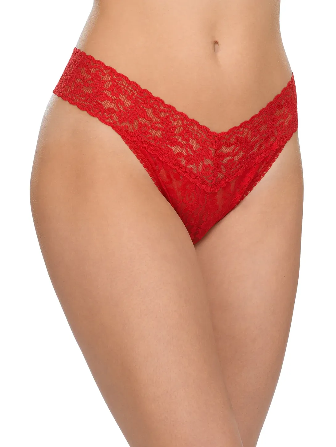 Signature Lace Original Rise Thong - Primary Colours