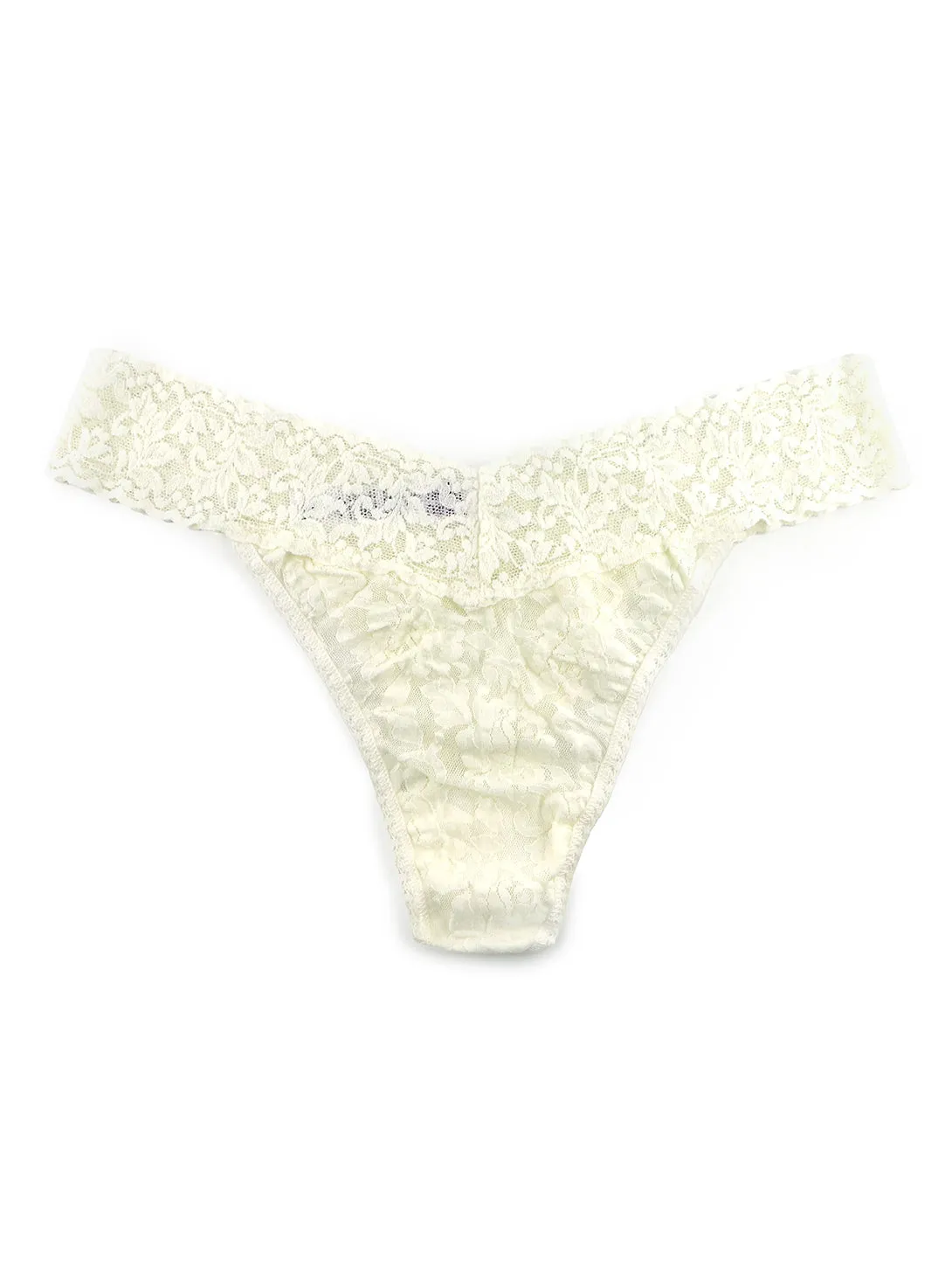 Signature Lace Original Rise Thong - Primary Colours