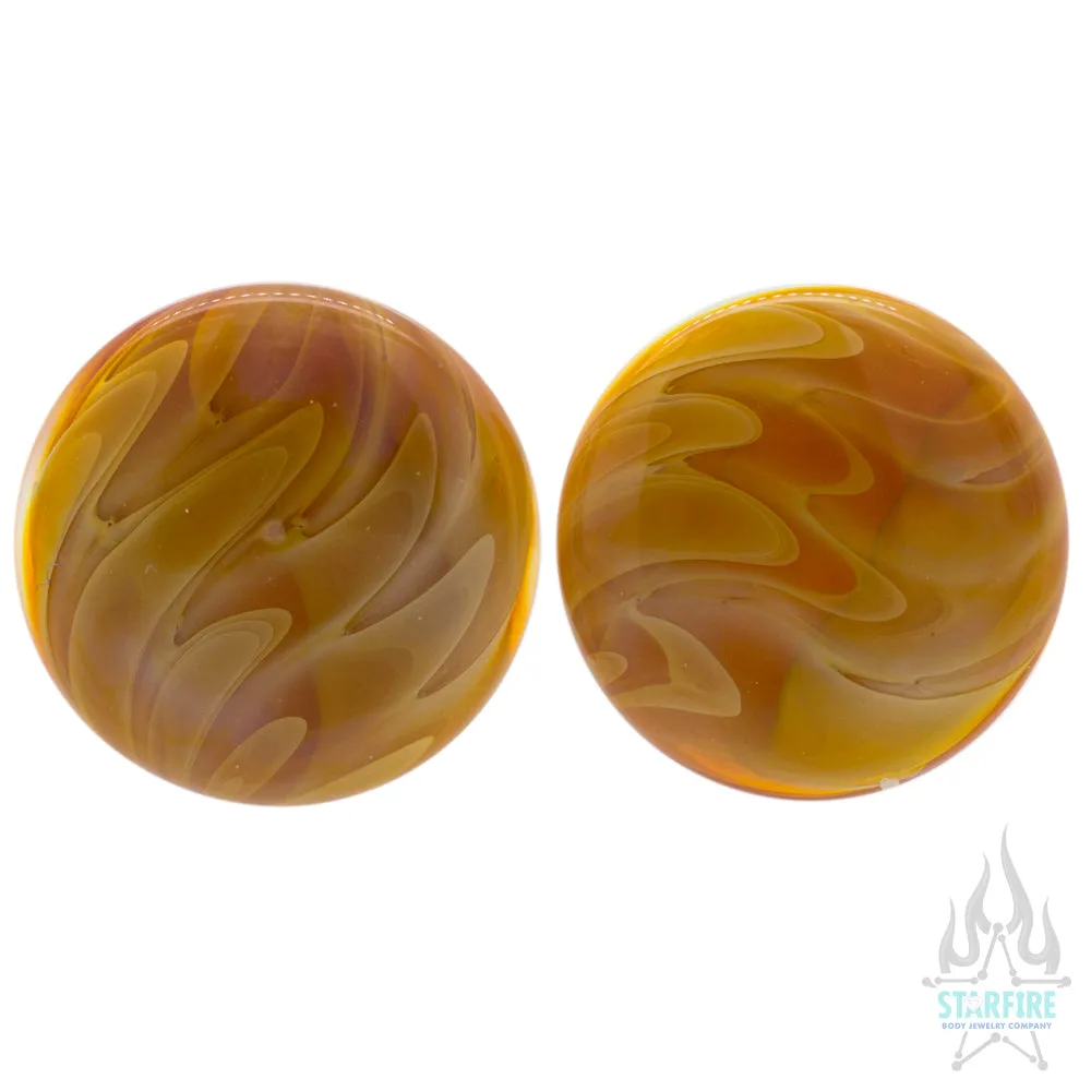 Single-Flared Glass Exotic Plugs