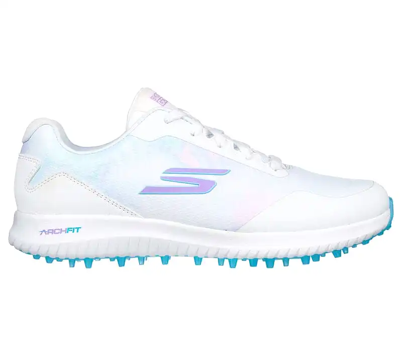 Skechers Go Golf Max 2 Splash 123068 White/Multi Womens Golf Shoes