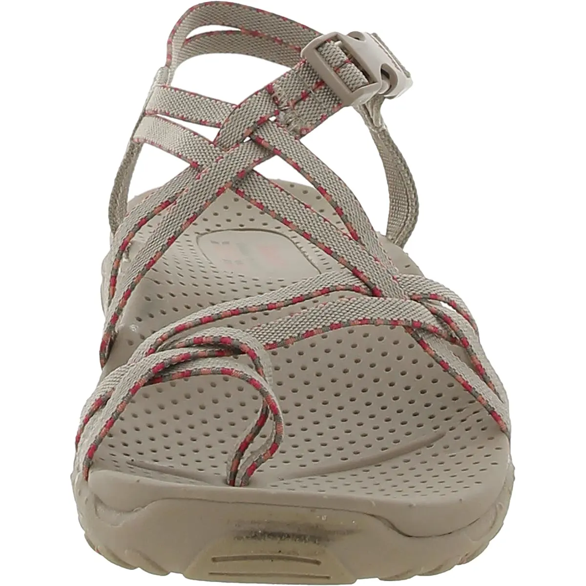 Skechers Womens Reggae Adjustable Canvas Strappy Sandals