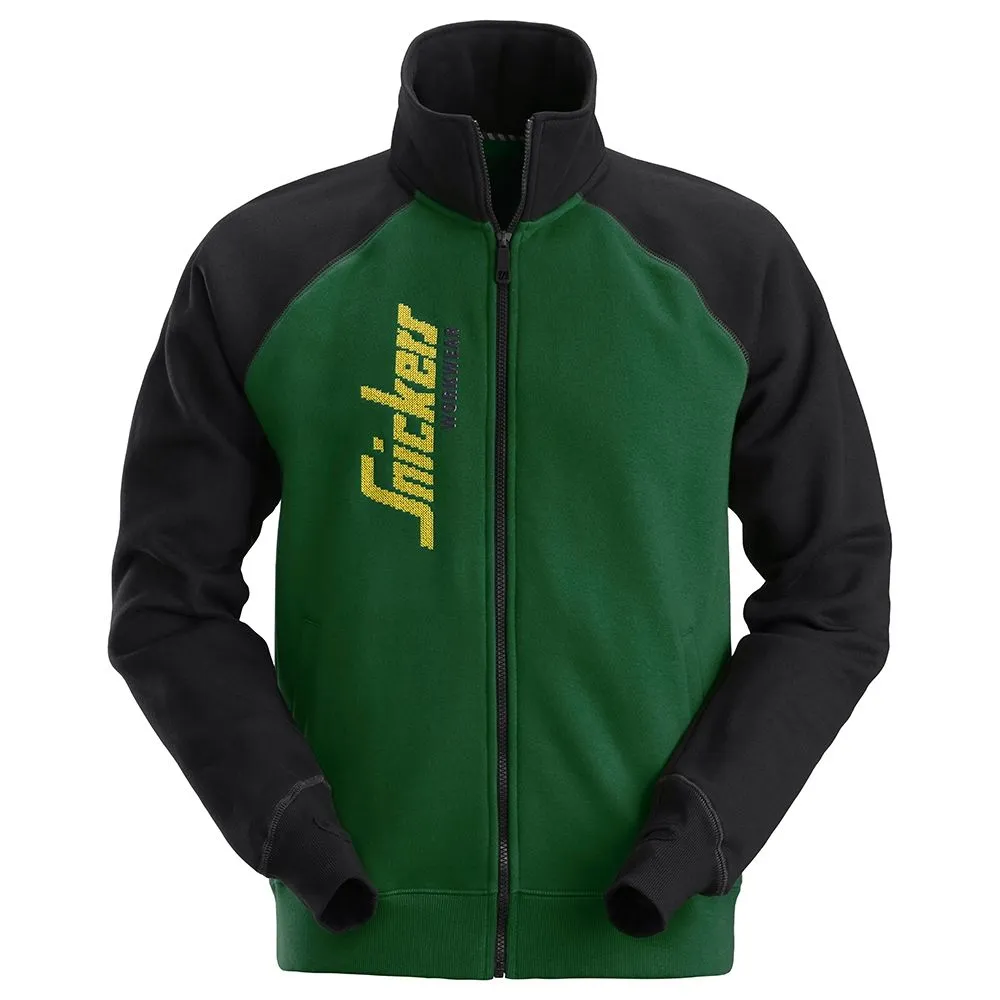 Snickers 2887 Logo Full Zip Jacket - Forest Green