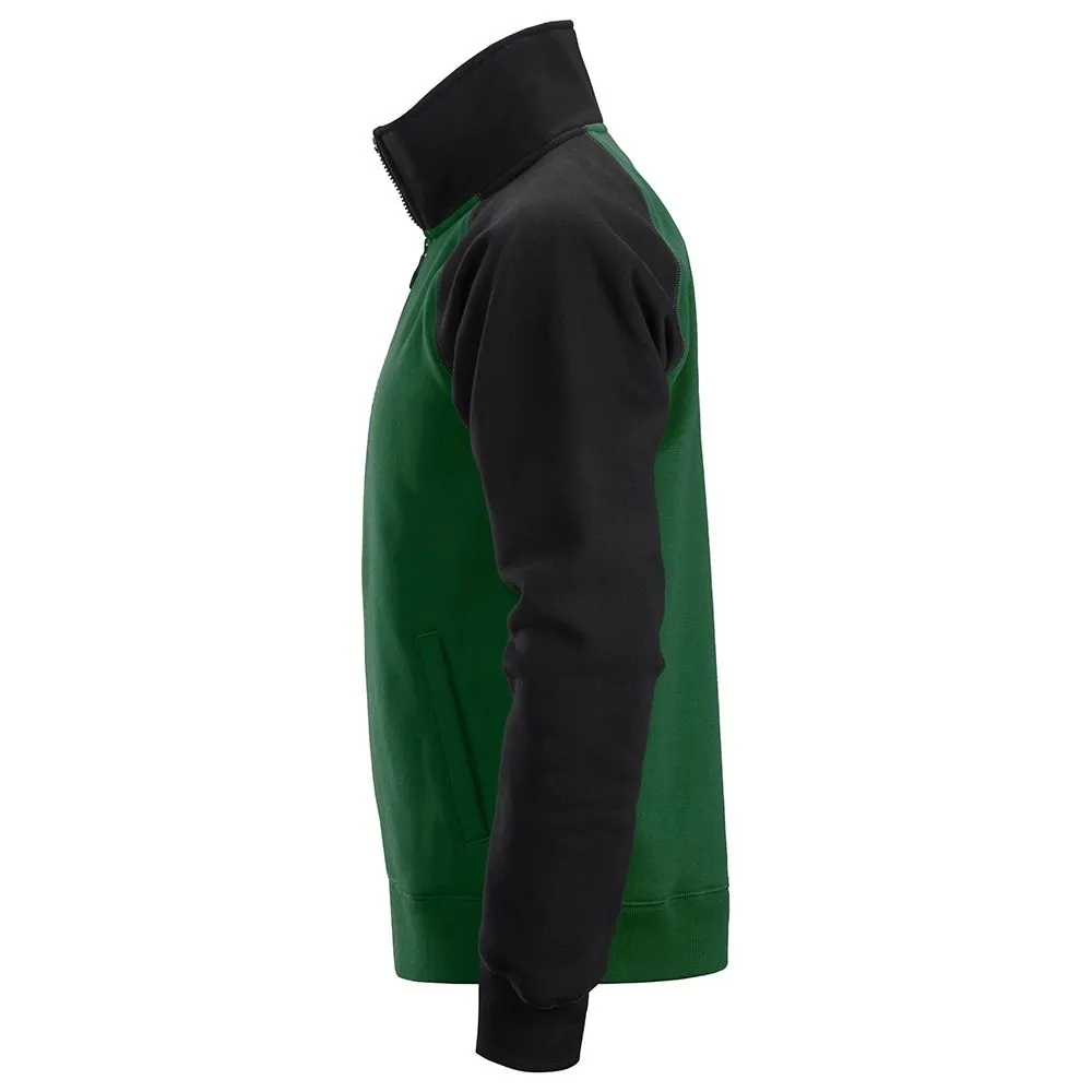 Snickers 2887 Logo Full Zip Jacket - Forest Green