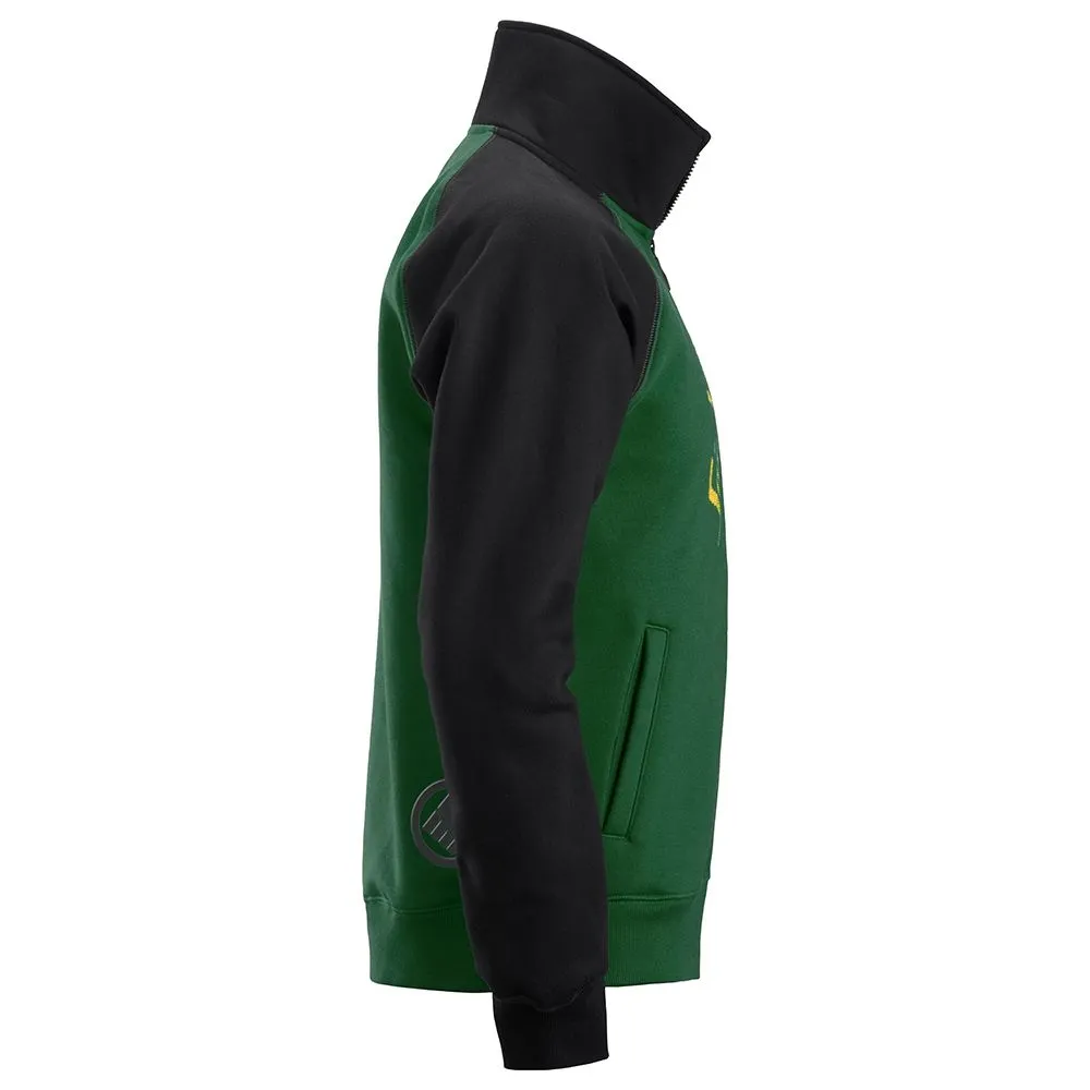 Snickers 2887 Logo Full Zip Jacket - Forest Green