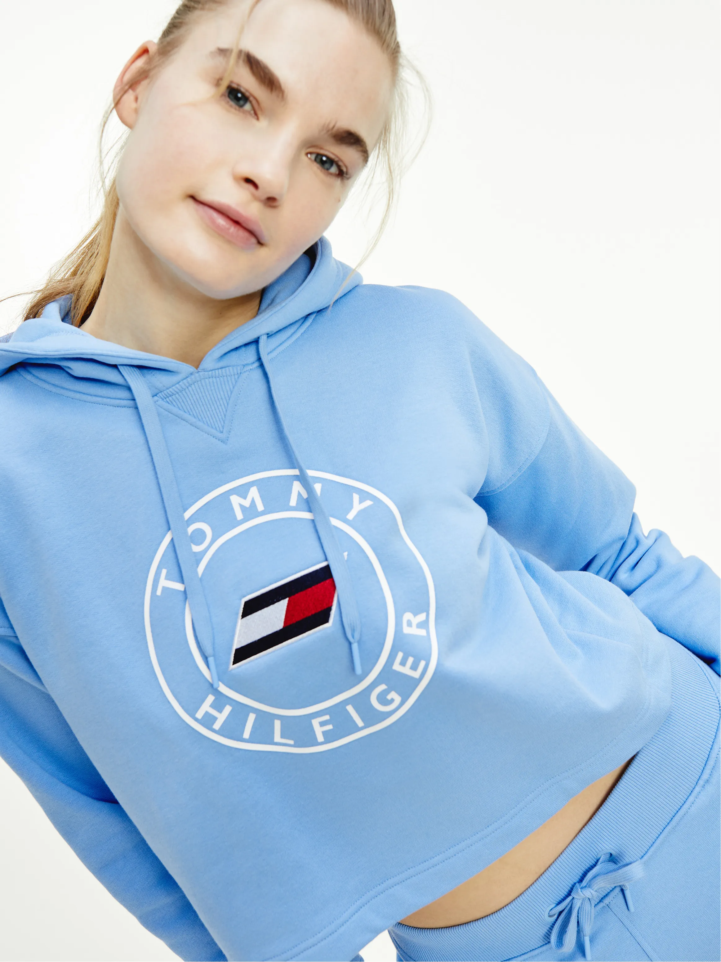 Sport Cropped Relaxed Fit Hoodie | Hoodies | Tommy Hilfiger