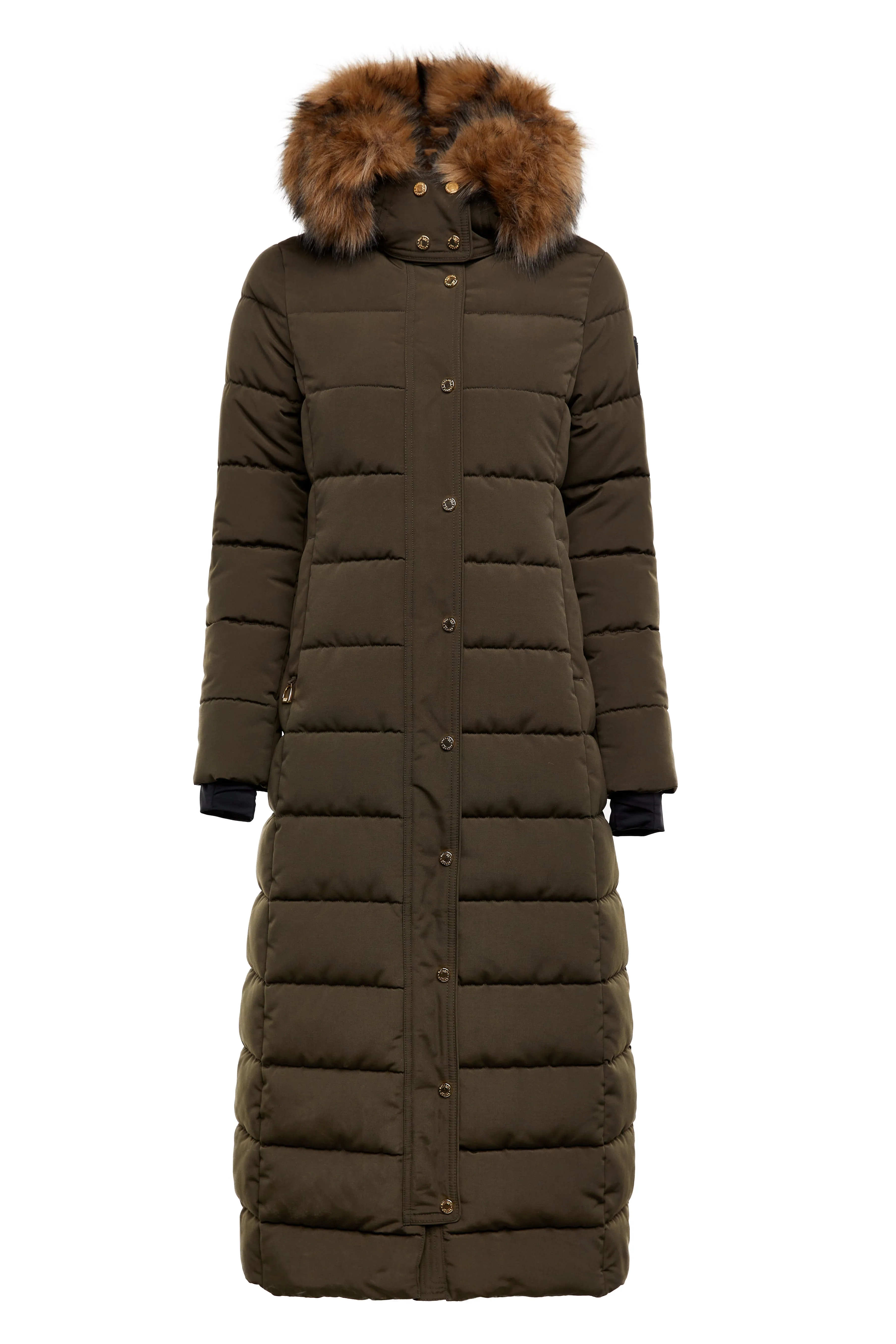 Stoneleigh Longline Coat (Khaki)