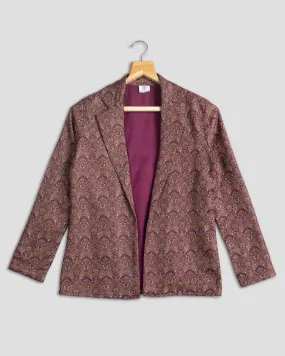 Stylish Ethnic Pashmina Jacket For Women