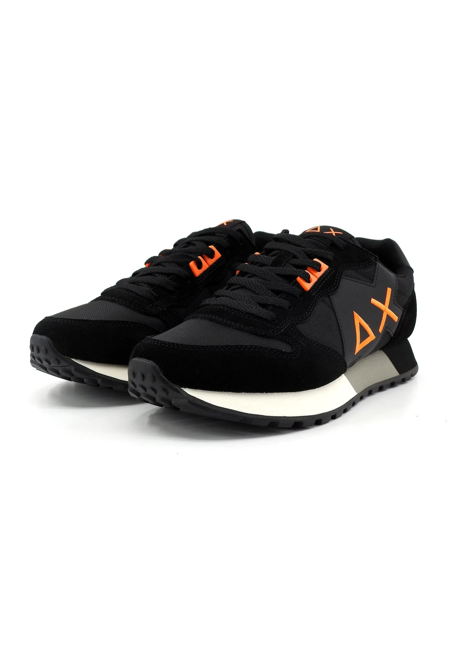 SUN68 Jaki Fluo Sneaker Uomo Nero Z43115