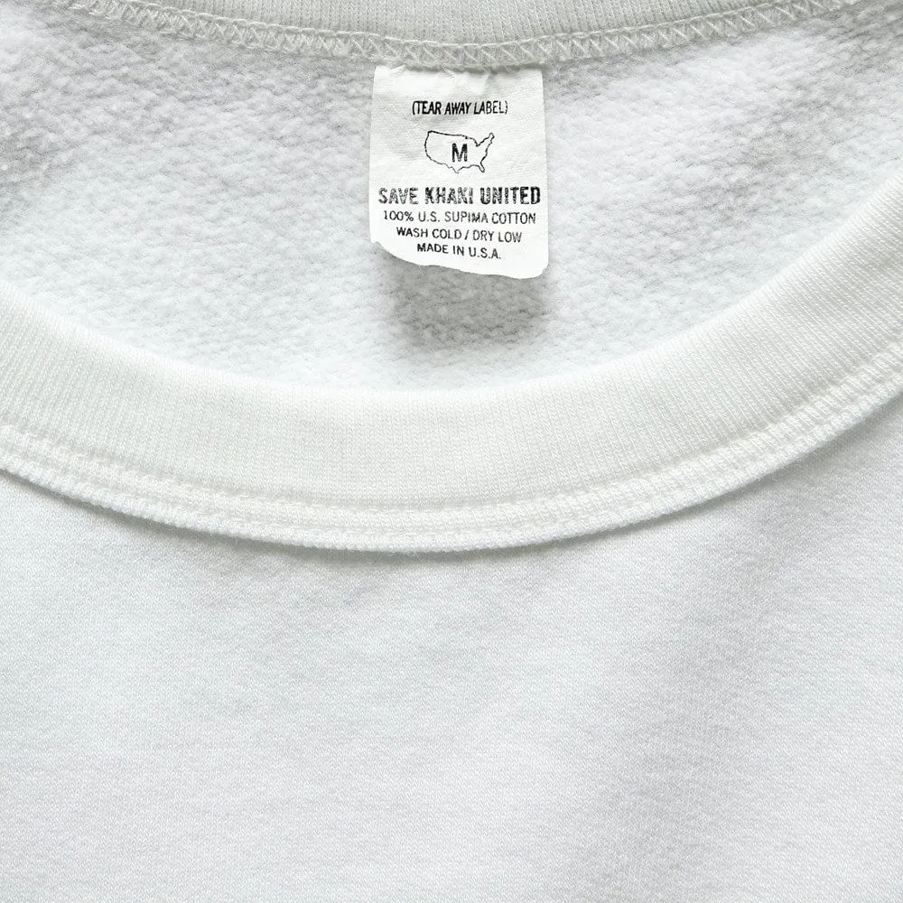 Supima Fleece Sweatshirt - White