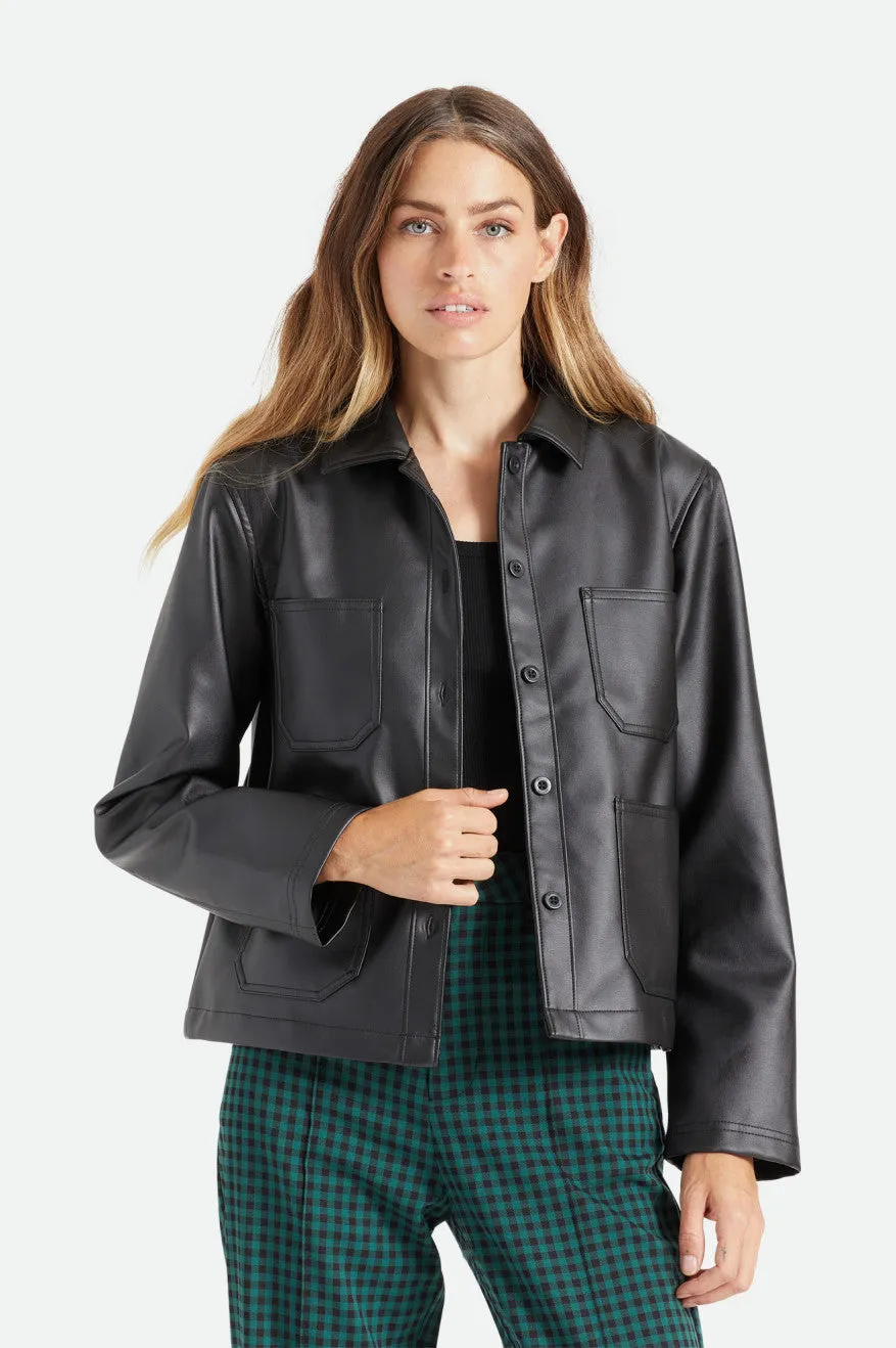 Survey Boxy Chore Coat - Black