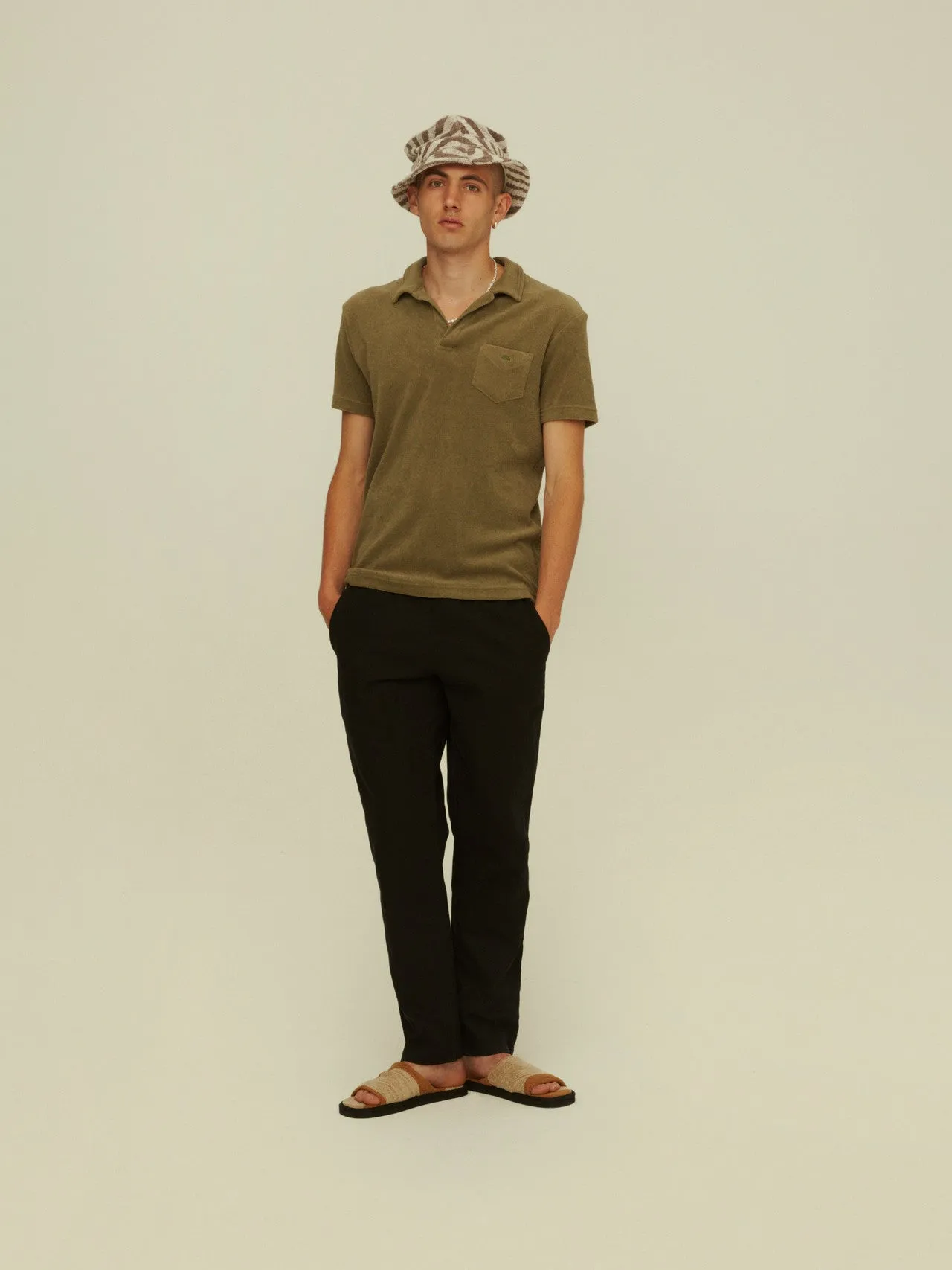 Terry Polo Shirt - Khaki