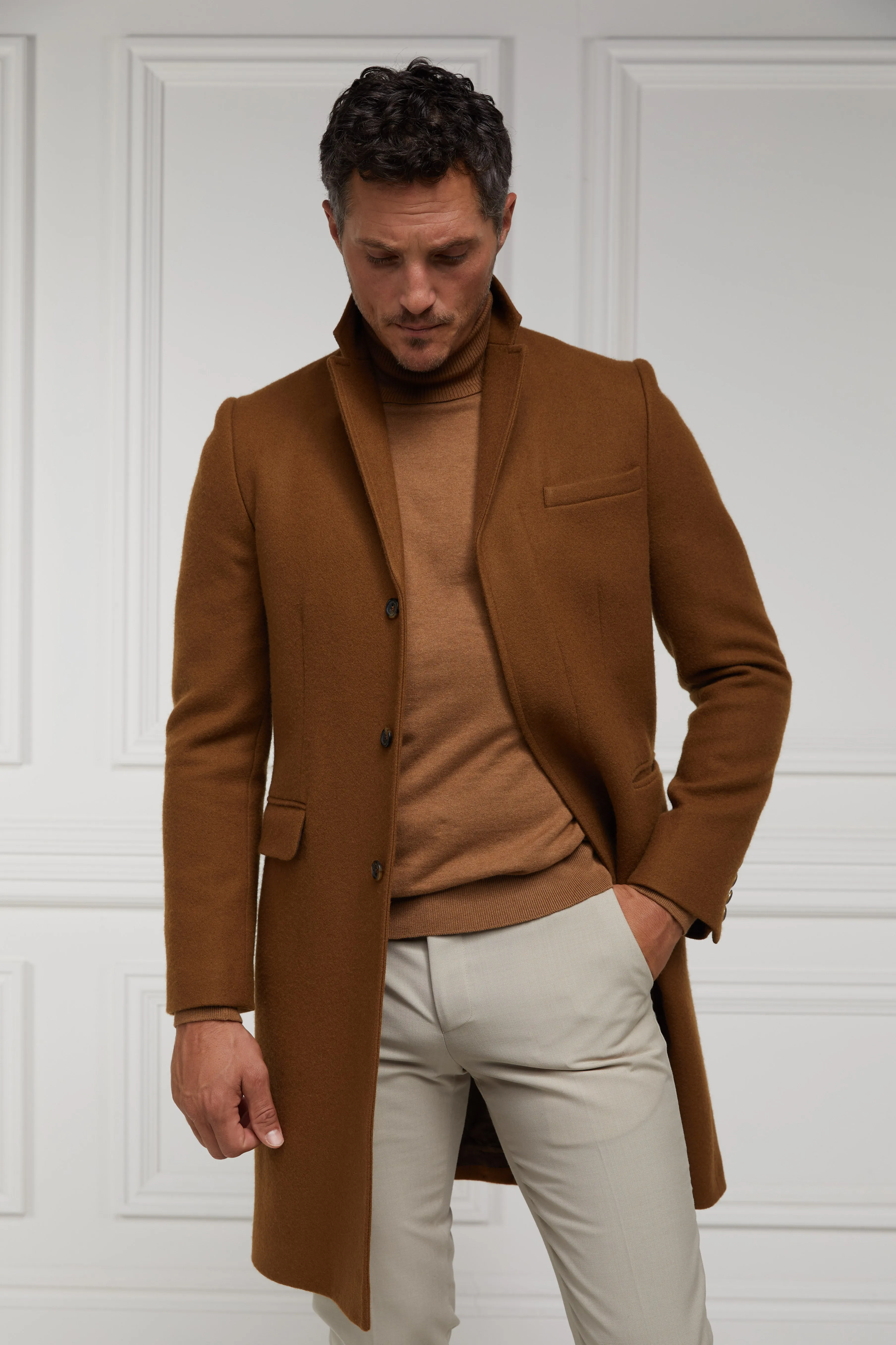 The Cheltenham Coat (Dark Camel)