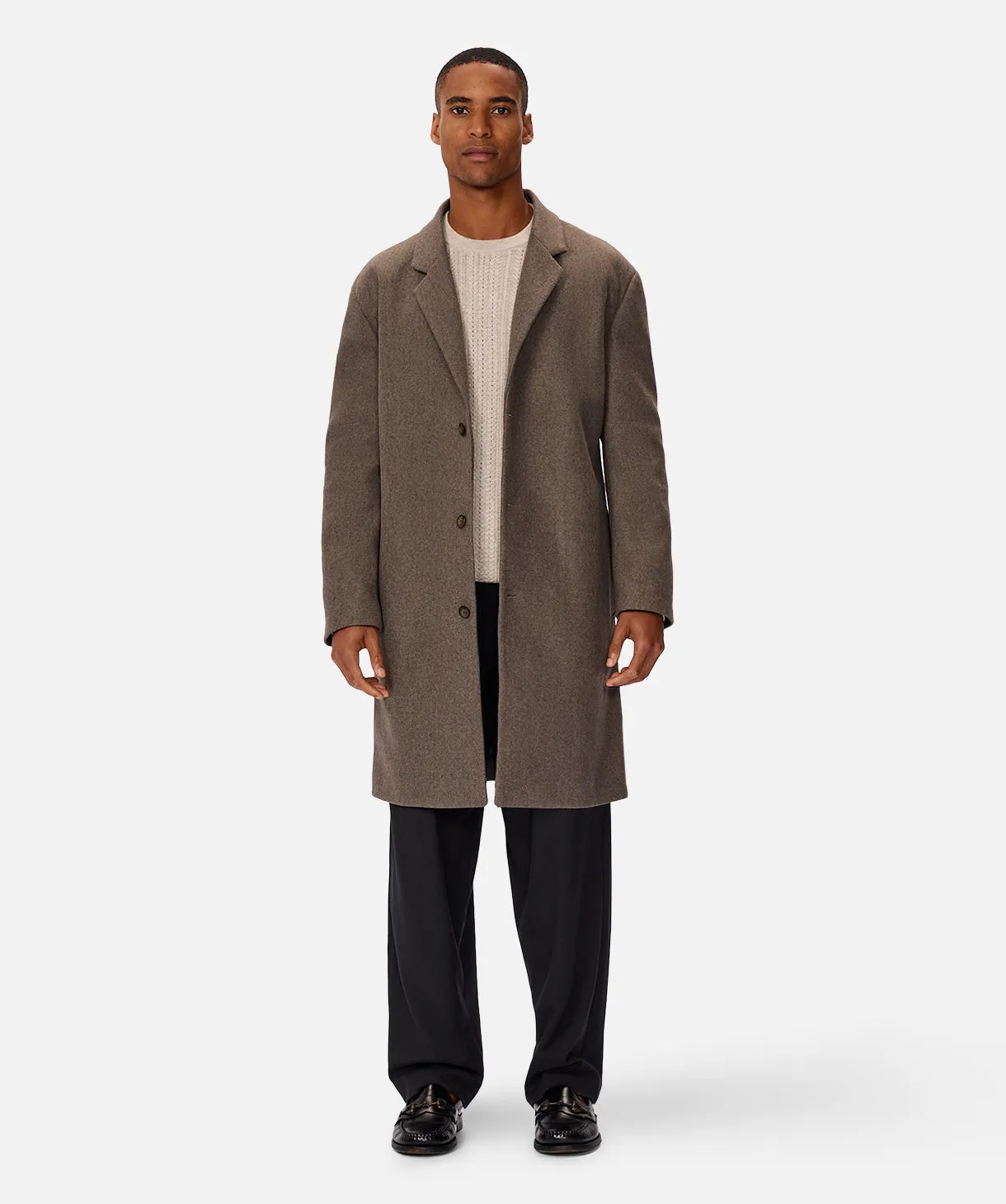 The Jacques Coat - Mid Brown