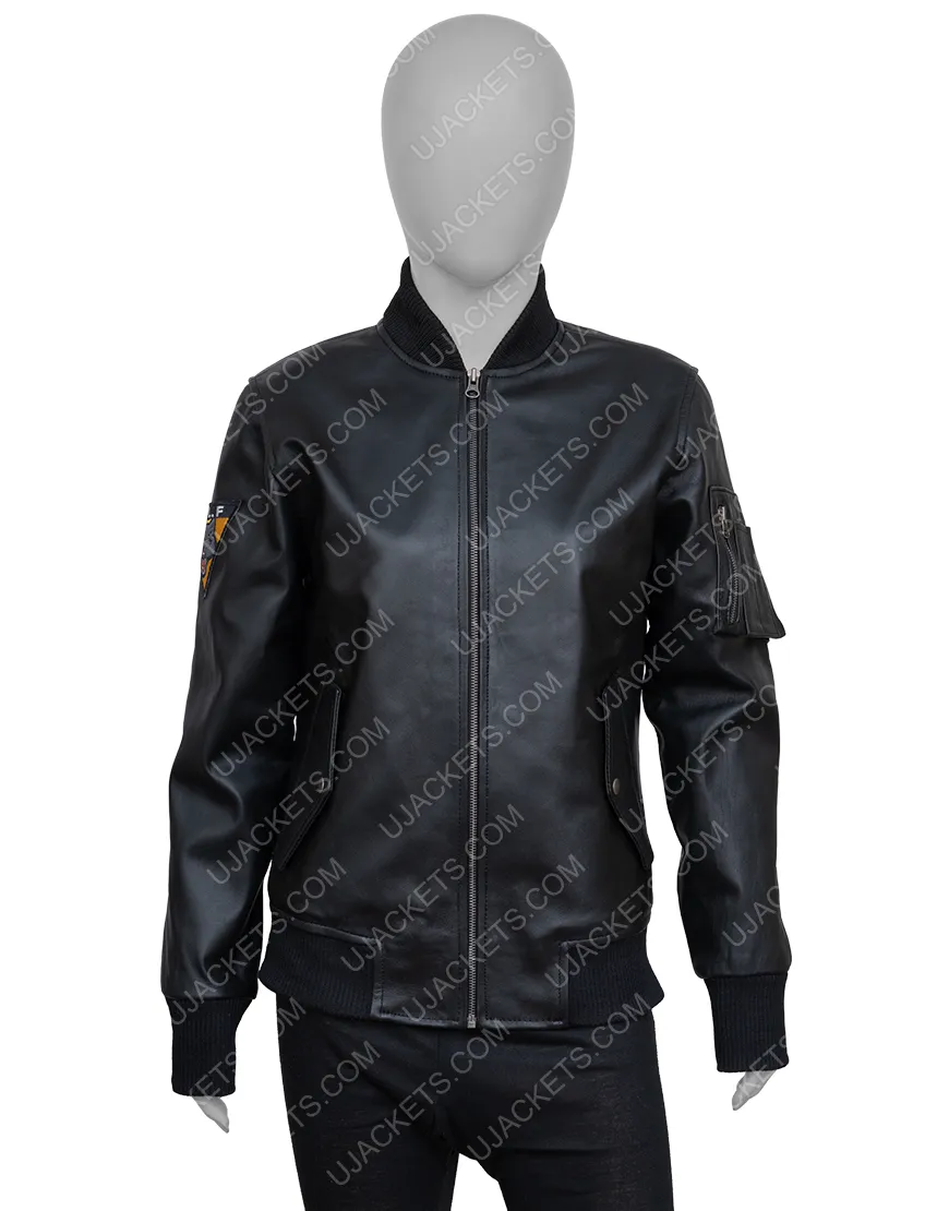 The Last Of Us Part II Abby Jacket | Game Black Bomber Jacket | 45% Off!