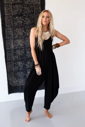 The Perfect Harem Jumpsuit - Black