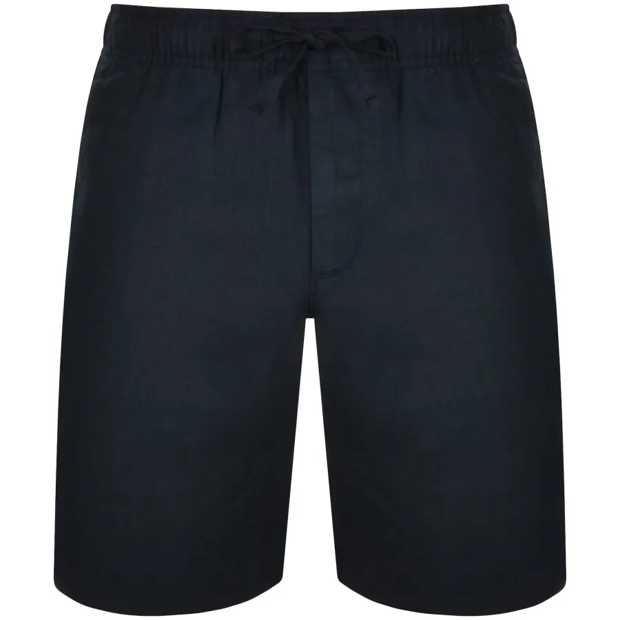 Tommy Hilfiger Harlem Drawstring Linen Shorts Navy