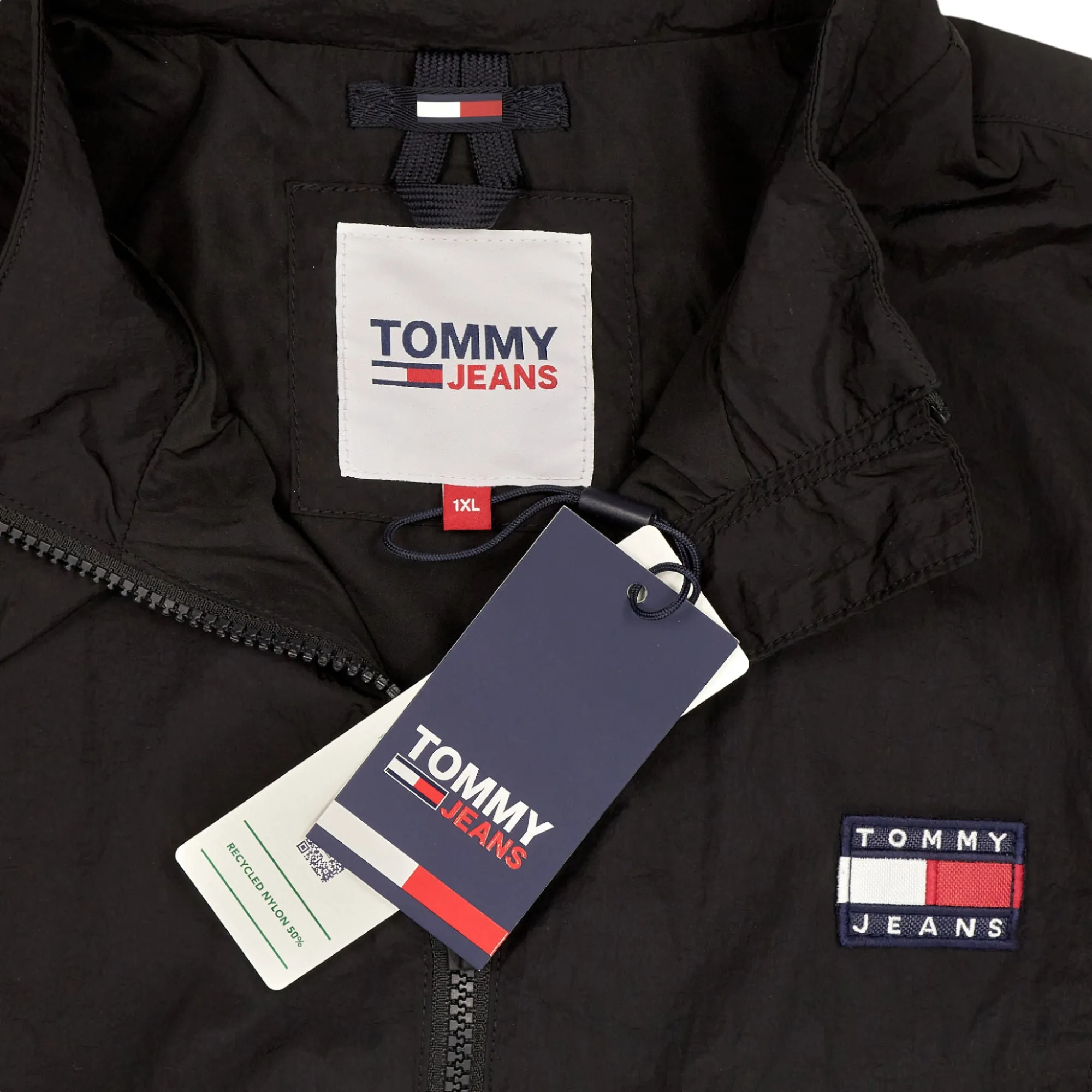 Tommy Jeans Black Crop Jacket