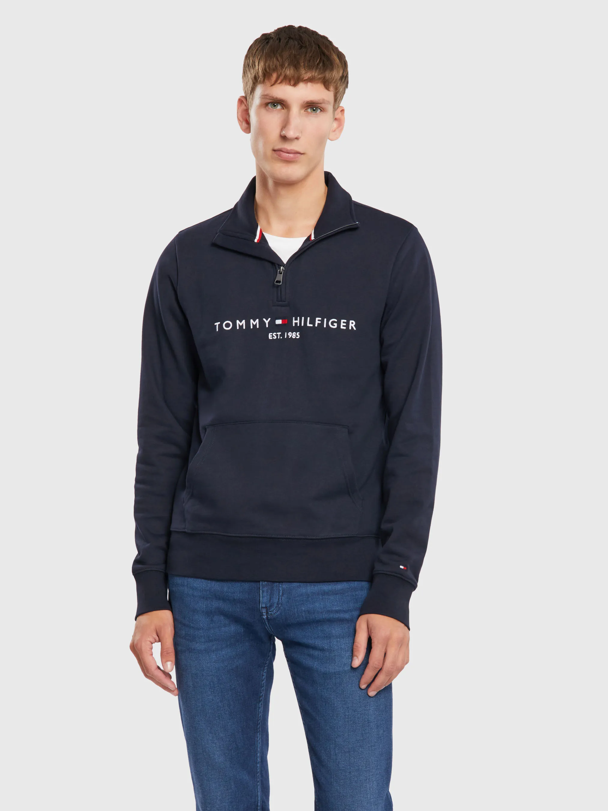 Tommy Logo Mockneck Jumper | Sweatshirts & Hoodies| Tommy Hilfiger