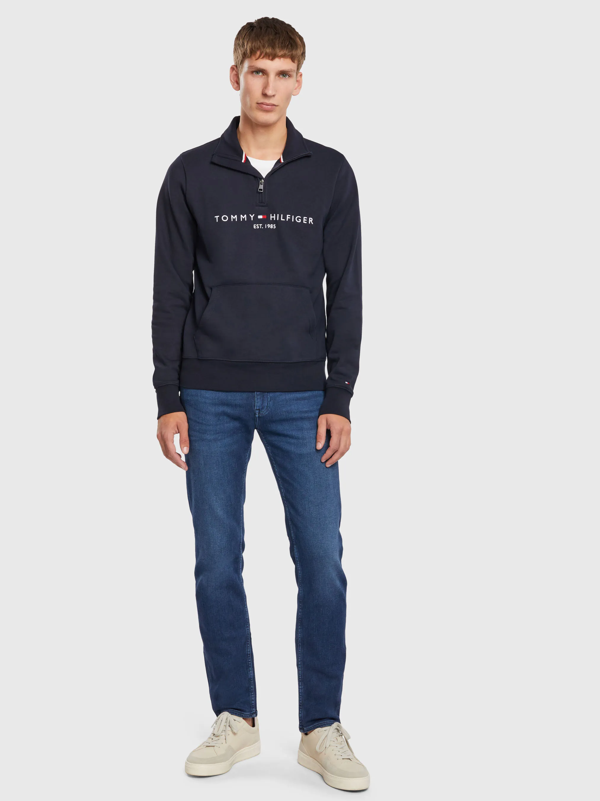 Tommy Logo Mockneck Jumper | Sweatshirts & Hoodies| Tommy Hilfiger