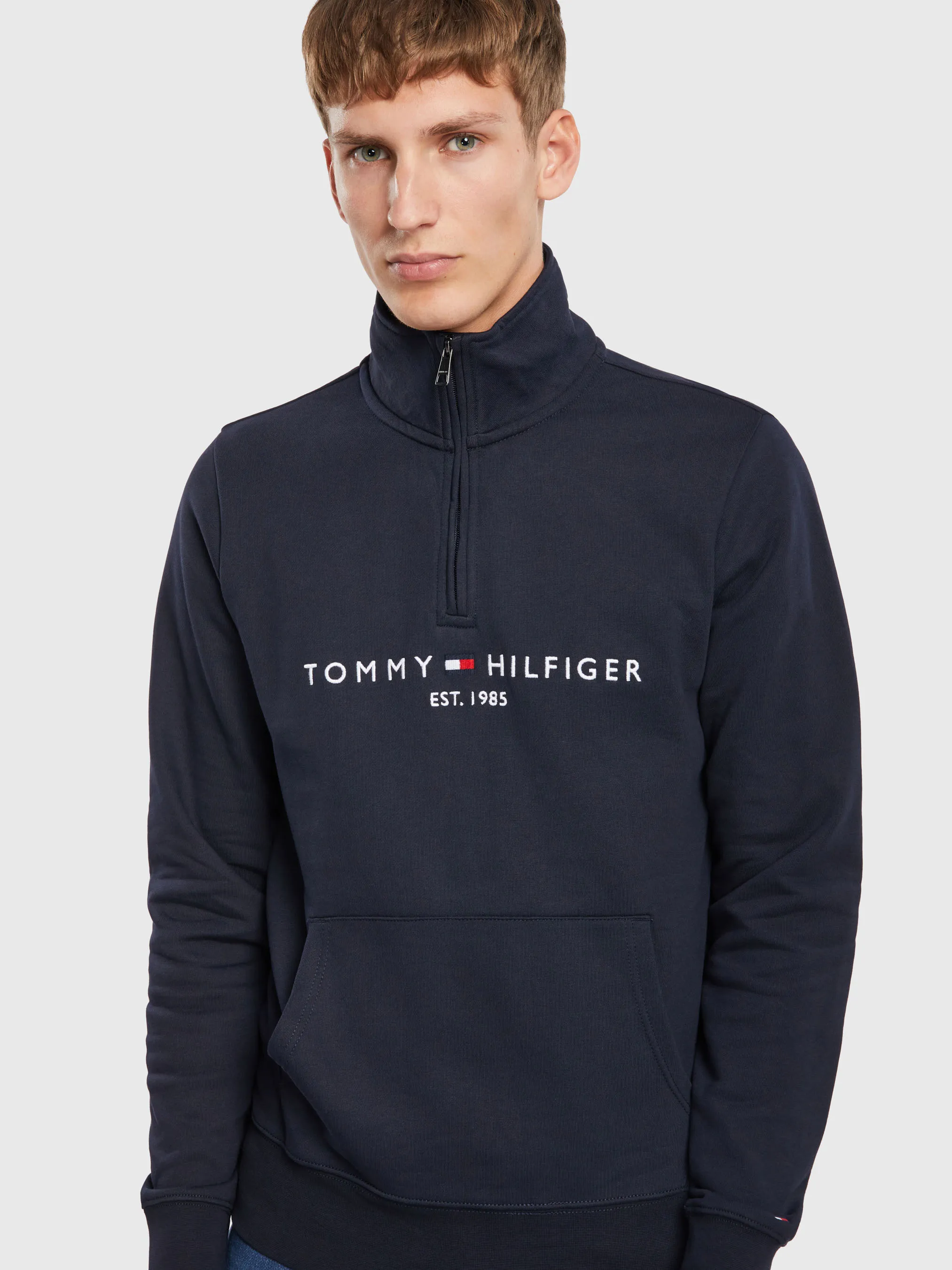 Tommy Logo Mockneck Jumper | Sweatshirts & Hoodies| Tommy Hilfiger