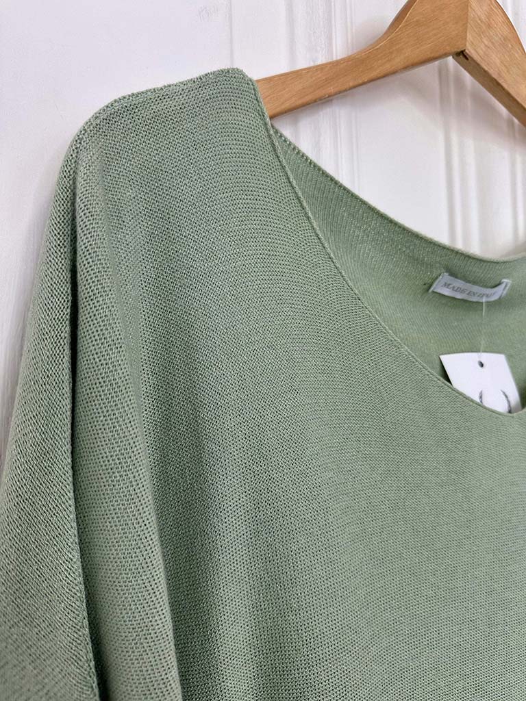 Two Pocket Knit - Sage