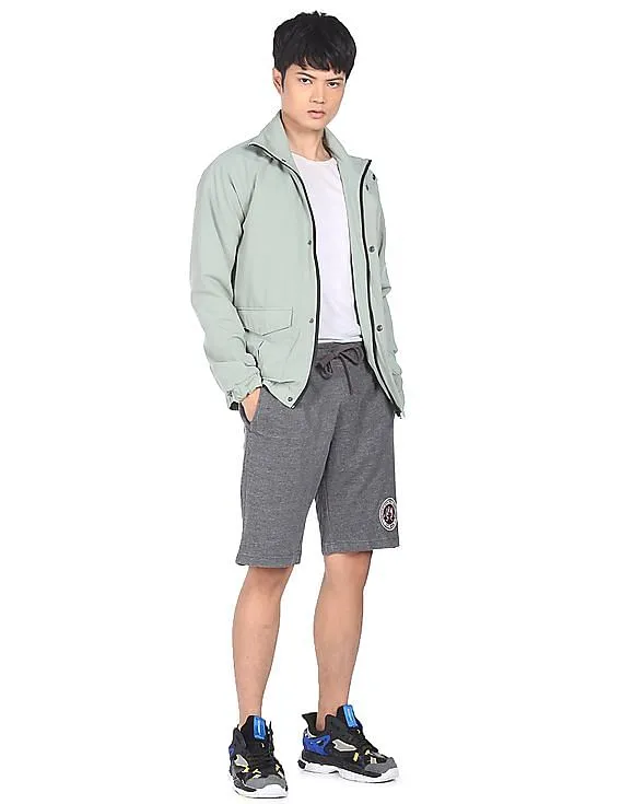 U.S. Polo Assn. Denim Co. Drawstring Waist Heathered Shorts