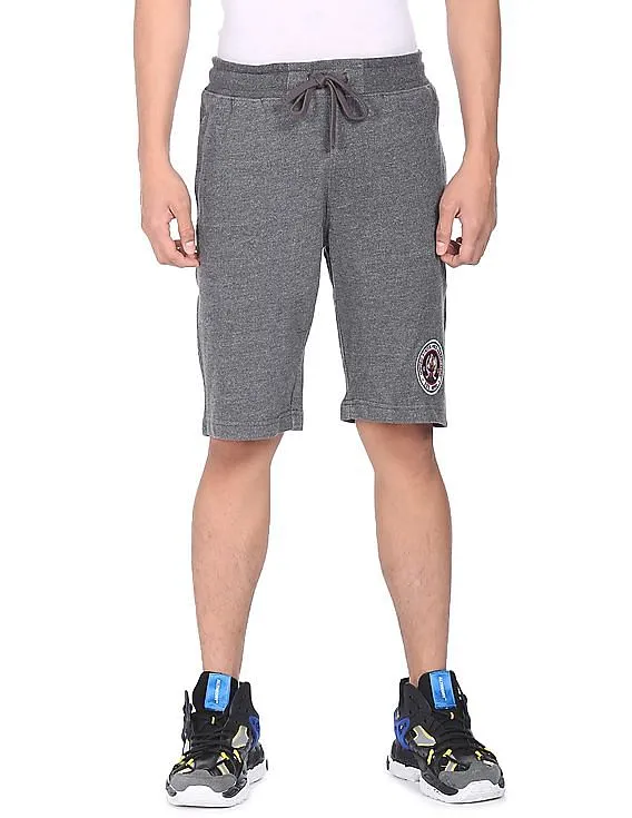 U.S. Polo Assn. Denim Co. Drawstring Waist Heathered Shorts