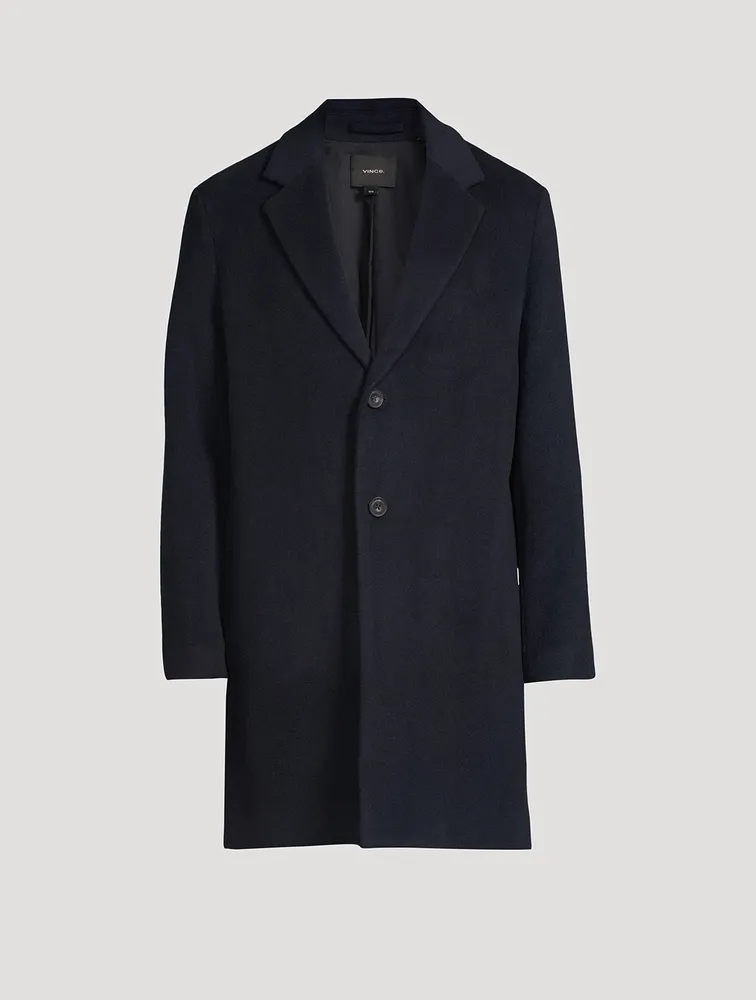 VINCE Classic Wool-Blend Coat