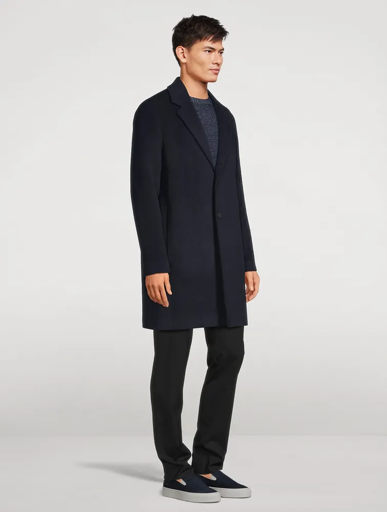 VINCE Classic Wool-Blend Coat