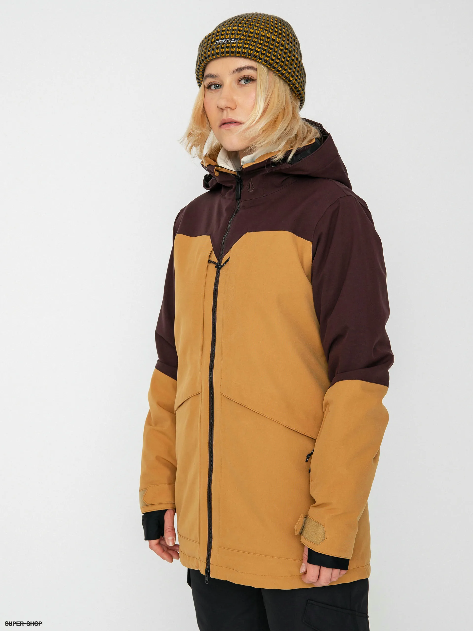 Volcom Shelter 3D Stretch Snowboard jacket Wmn (caramel)