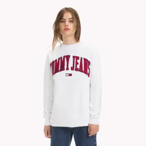 White Tommy Classics Logo Sweatshirt | Sweatshirts & Hoodies | Tommy Hilfiger