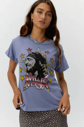 Willie Nelson In Stars Girlfriend Tee