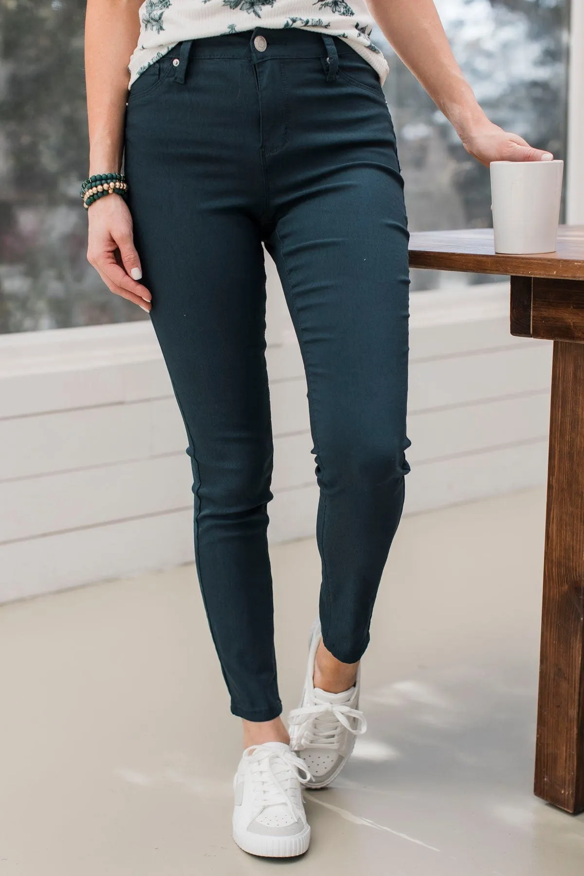 YMI Mid-Rise Jeggings- Constance Wash