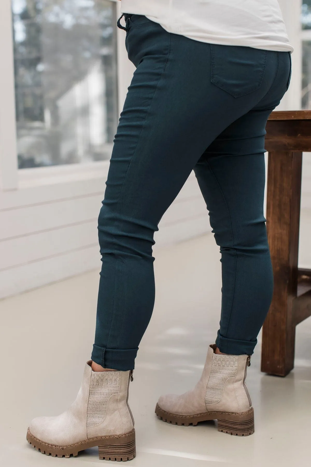 YMI Mid-Rise Jeggings- Constance Wash